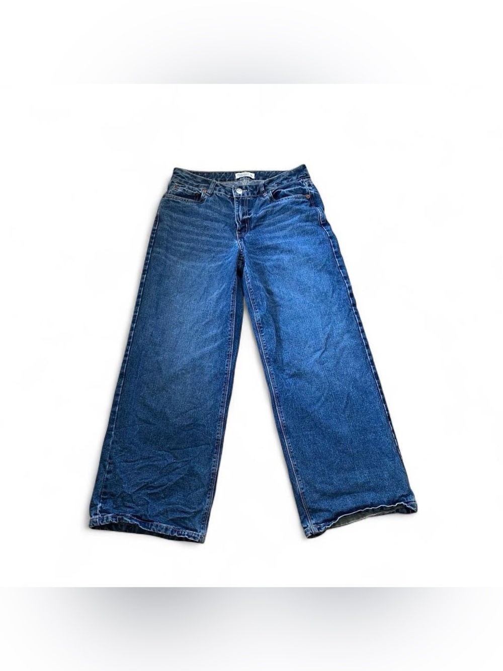 Aeropostale low rise baggy wide leg blue denim jeans